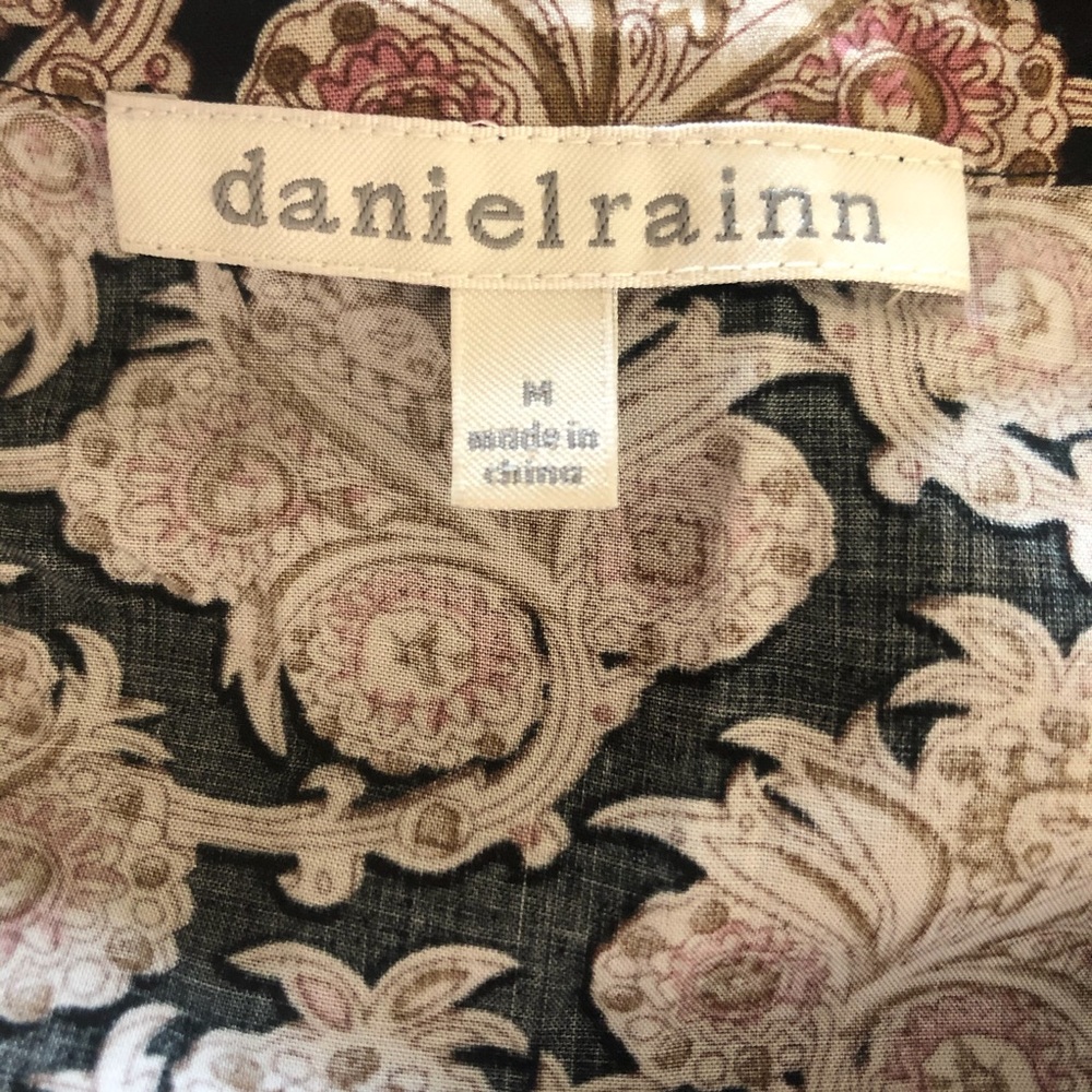 Daniel Rainn Paisley Cottagecore Babydoll Blouse - Picture 12 of 12